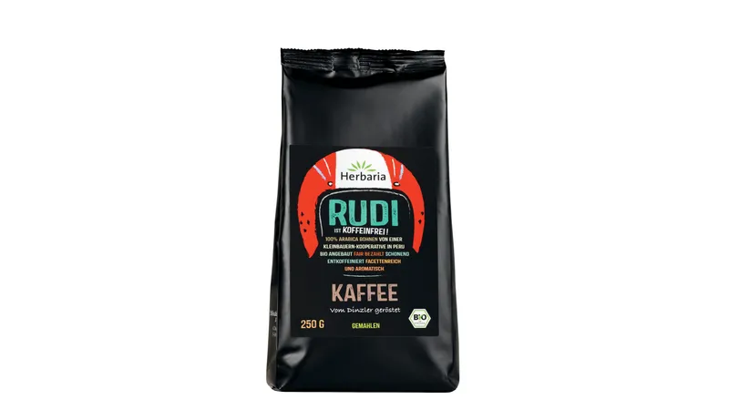 Rudi Kaffee entkoffeiniert gemahlen bio Gallerie Bild 1
