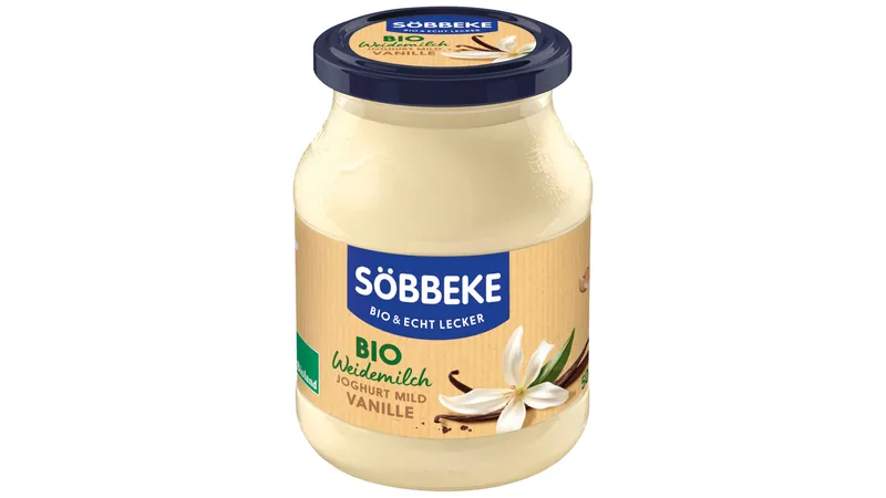 Bio Weidemilch Joghurt mild Vanille 3,8 % Fett