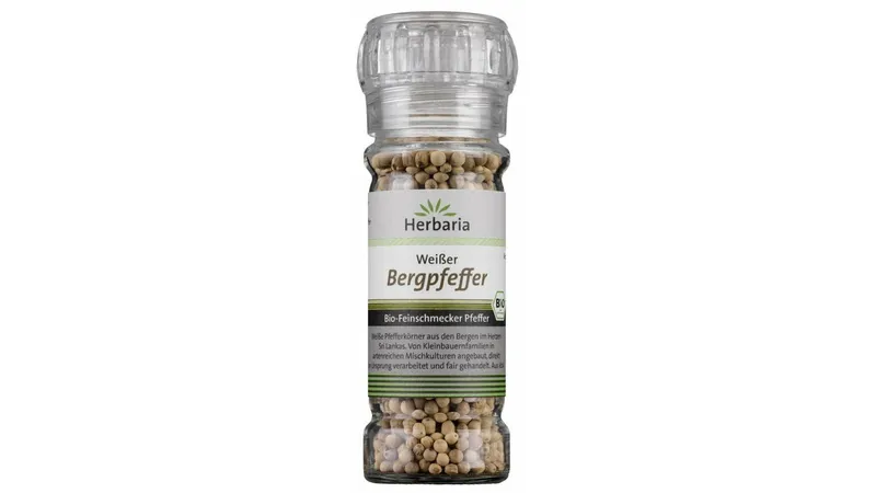 Weißer Bergpfeffer bio Mühle