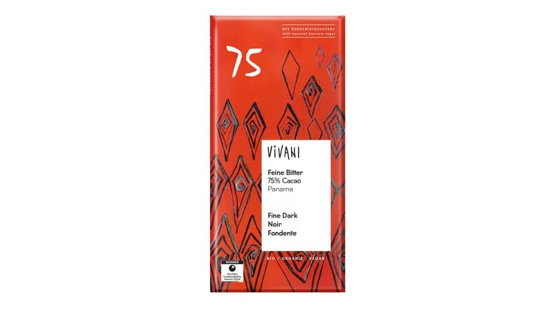 Vivani - Feine Bitter Schokolade 75% Cacao Panama mit Kokosblütenzucker von FineLand GmbH Gallerie Bild 2