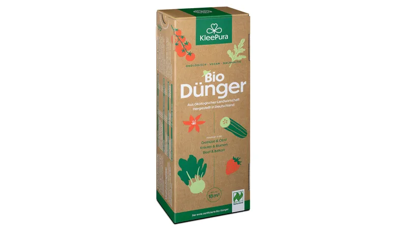 KleePura BioDünger aus 100% Bio-Klee und Bio-Luzerne (Naturland)