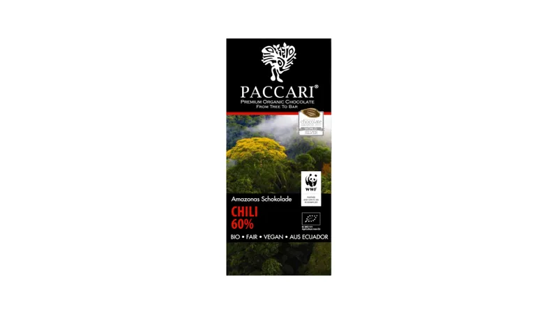 Bio Schokolade WWF Chili von PACCARI Schokolade Gallerie Bild 1