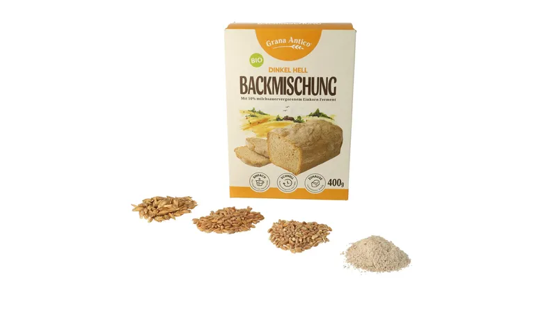 Grana Antico BIO-Dinkel-Backmischung aus hellem Dinkelmehl 400 g Gallerie Bild 5