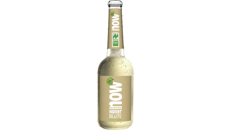 now Bio Limo Holler Blüte 0,33l