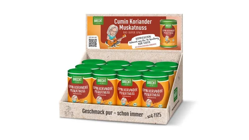 Thekendisplay Cumin/Koriander/Muskatn., best. Gallerie Bild 1