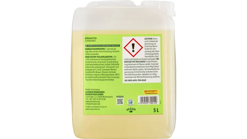 Spülmittel Zitronengras