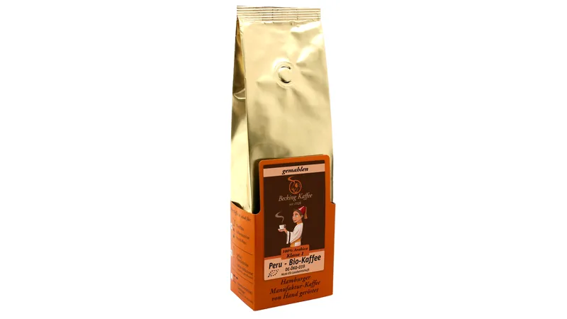 Peru Kaffee, gemahlen