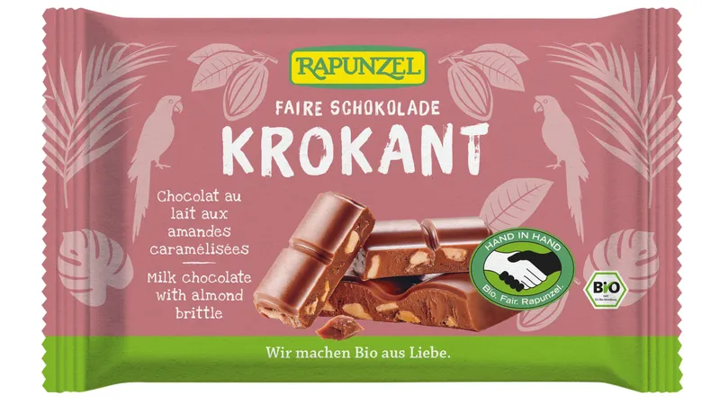 Vollmilch Schokolade mit Mandelkrokant HIH