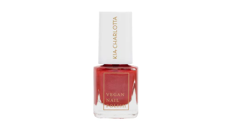 Kia-Charlotta I VEGANER Nagellack I Kissing Lips I Metallisches Wassermelonenpink I TIERVERSUCHSFREI und MADE IN GERMANY I Premium Qualität I 5ml von tvey GmbH