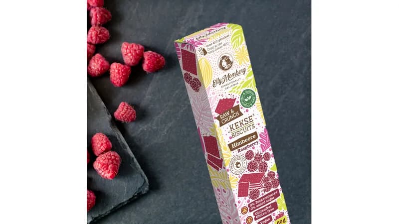 BIO Rohkost-Kekse - Himbeere - Raw & Crunch Gallerie Bild 2
