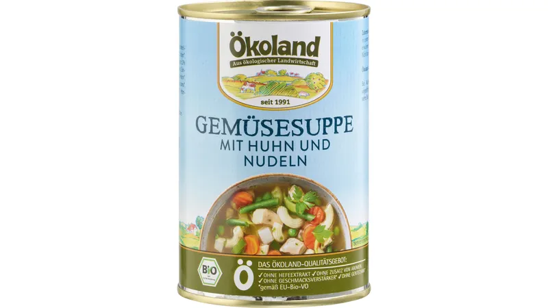 Gemüsesuppe mit Huhn