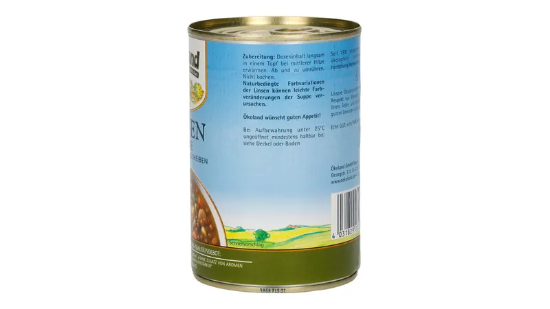 Linsensuppe mit Würstchenscheiben