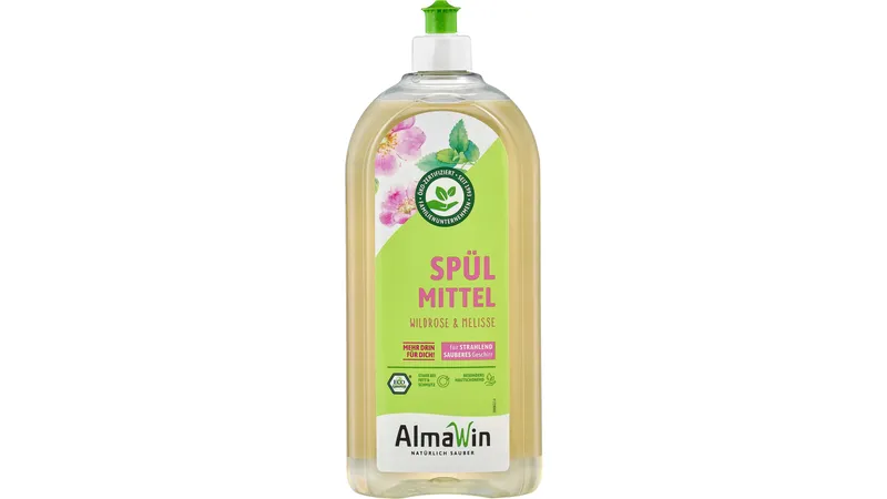 Spülmittel Wildrose&Mel. von AlmaWin Reinigungskonzentrate GmbH