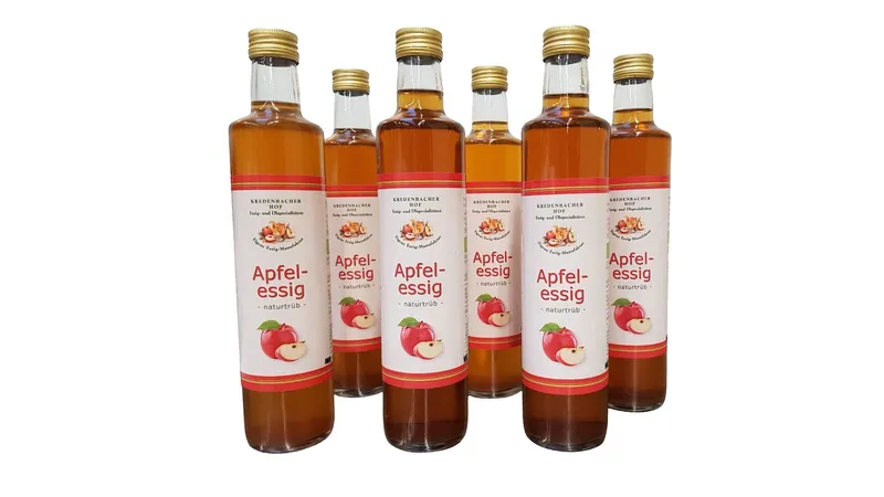 Apfelessig bio naturtrüb 6x 0,5l Flasche