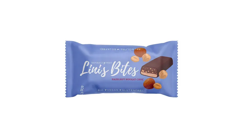 Hazelnut Nougat Choc Bio-Riegel Glutenfrei Gallerie Bild 1