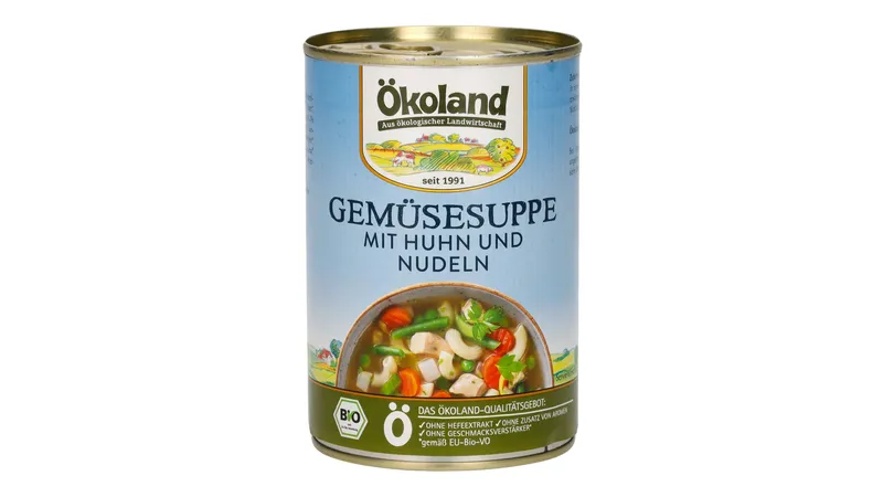 Gemüsesuppe mit Huhn