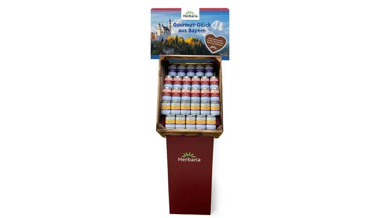 Herbaria Bodendisplay Bayern bestückt bio*