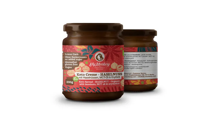 Brotaufstrich - Keto-Creme - HASELNUSS - Schoko von Elly Momberg Gallerie Bild 3
