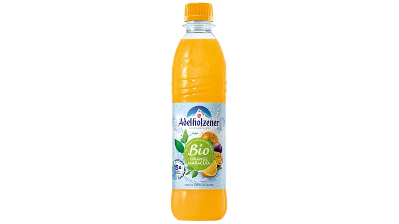 Adelholzener BIO Orange mit Maracuja