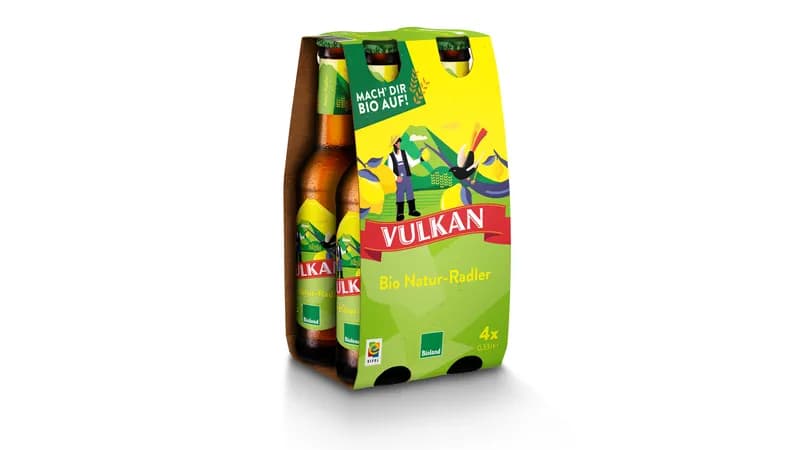 Vulkan BIO Natur-Radler Fourpack von Vulkan Brauerei Gallerie Bild 1