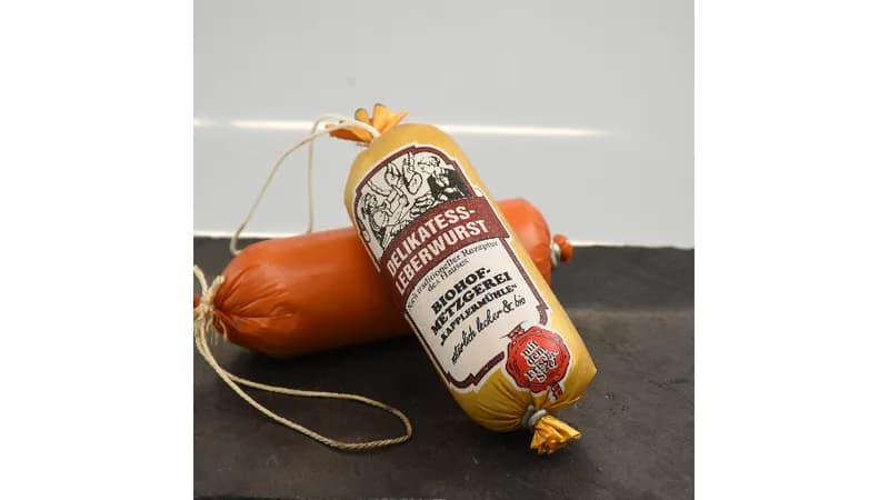Sahneleberwurst von Biohof Kapplermühle Gallerie Bild 1