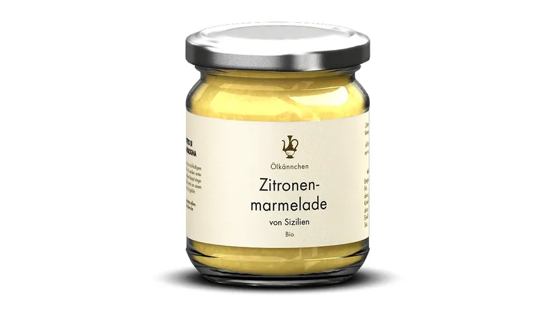 Ölkännchen Zitronenmarmelade, 55% Frucht, Sizilien IT 200g von La Aceitera GmbH - Ölkännchen Gallerie Bild 1