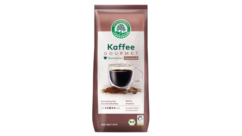 Kaffee Gourmet, klassisch, gemahlen