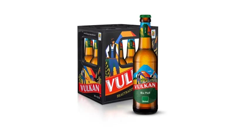 Vulkan BIO Hell 10x0,33l LN von Vulkan Brauerei Gallerie Bild 1