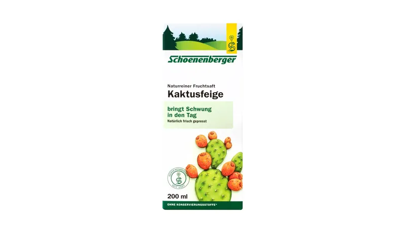 Kaktusfeige, Naturreiner Fruchtsaft bio