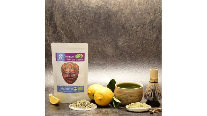 Matcha Tee Mate & Moringa mit Zitrone Bio 100g von Matchatto GmbH Gallerie Bild 2