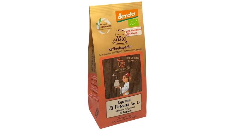 Kaffeekapseln Demeter, El Potente