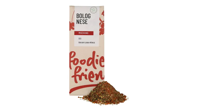 BIO Bolognese Gewürz in einer kompostierbaren Tüte Gallerie Bild 1