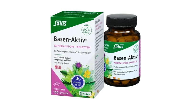 Basen-Aktiv® Mineralstoff-Tabletten 100 Stk von Herbaria Kräuterparadies GmbH Gallerie Bild 1