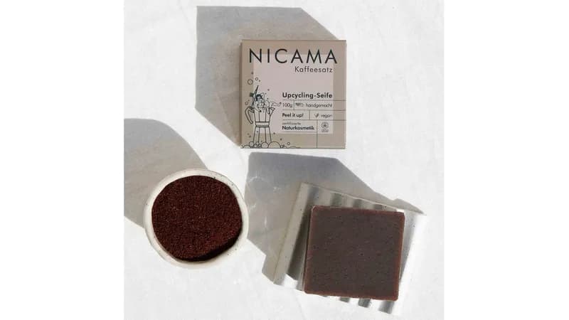 Upcyclingseife mit Peelingeffekt - Kaffeesatz von NICAMA Gallerie Bild 2