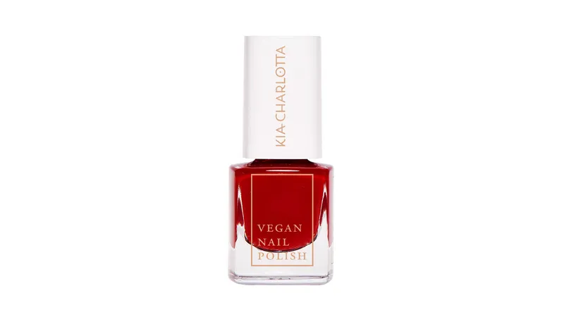 TESTER: Kia-Charlotta, Veganer Nagellack Successful (Kirschrot), Bis zu 87% natürlich, 100% pflanzliche Lösungsmittel, Zertifiziert Vegan, Made in Germany, Premium Qualität, 5ml