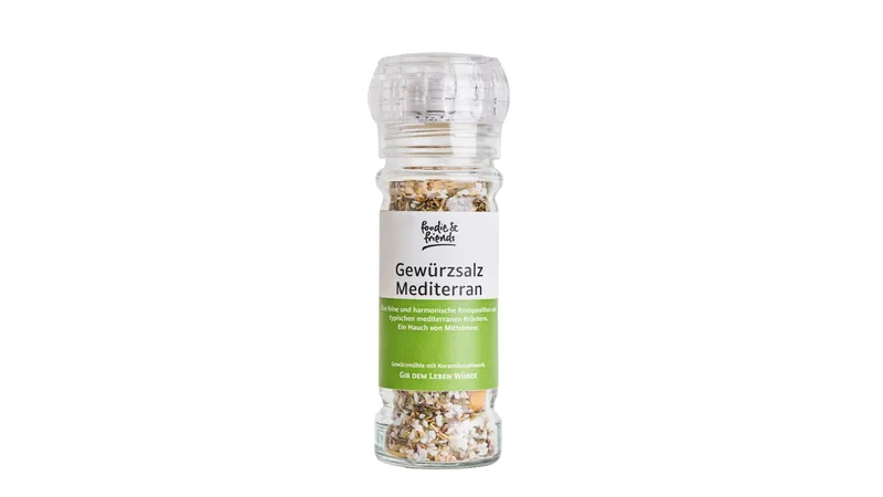 Keramikmühle BIO Gewürzsalz Mediterran von foodie & friends Gallerie Bild 1