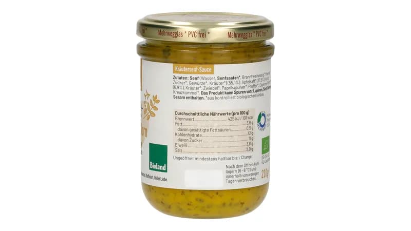 ALLERLIEBE Kräutersenf-Sauce 215g von Allerliebe  Gallerie Bild 5