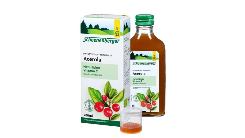 Acerola, Naturtrüber Fruchtsaft bio