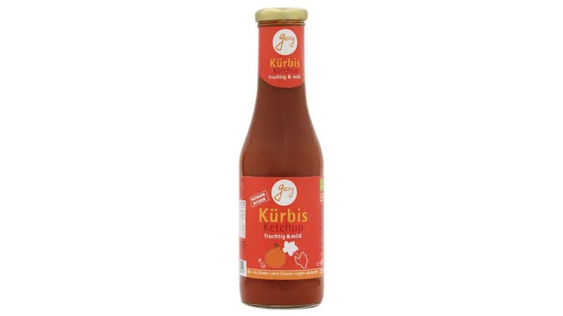 Kürbis-Ketchup fruchtig & mild, Bio - für Kinder - ohne Tomate - vegan - wenig Zucker von Georgs Bio-Bauern Gallerie Bild 1