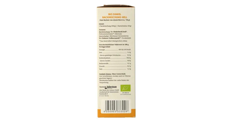 Grana Antico BIO-Dinkel-Backmischung aus hellem Dinkelmehl 400 g Gallerie Bild 3