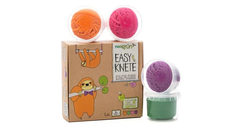 Bio-Easy-Knete 4er Set "Loki" von neoGRÜN Gallerie Bild 1