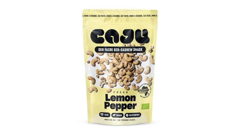 caju Bio Cashew Snack Lemon Pepper 140g Gallerie Bild 1