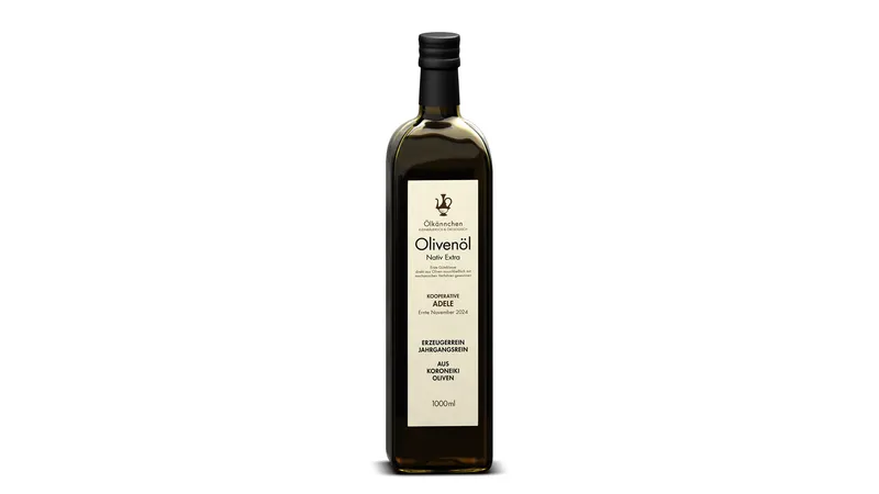 Ölkännchen Kooperative Adele, Koroneiki Oliven, Rethymno, Kreta GR 1000ml von La Aceitera GmbH - Ölkännchen Gallerie Bild 1