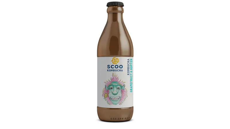Scoo Kombucha Grapefruit & Hopfen von Scoo Brewery GmbH Gallerie Bild 1