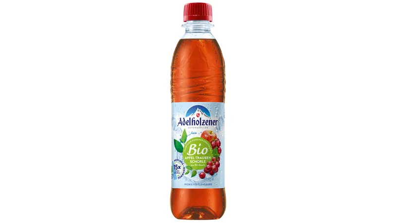 Adelholzener BIO Schorle Apfel Traube