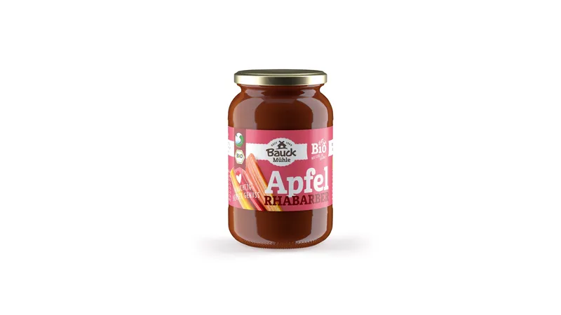 Apfel-Rhabarbermus Bio