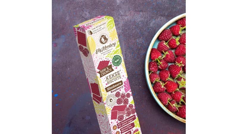 BIO Rohkost-Kekse - Himbeere - Raw & Crunch Gallerie Bild 1