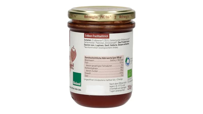 ALLERLIEBE Erdbeer-Fruchtaufstrich 210 g von Allerliebe  Gallerie Bild 4