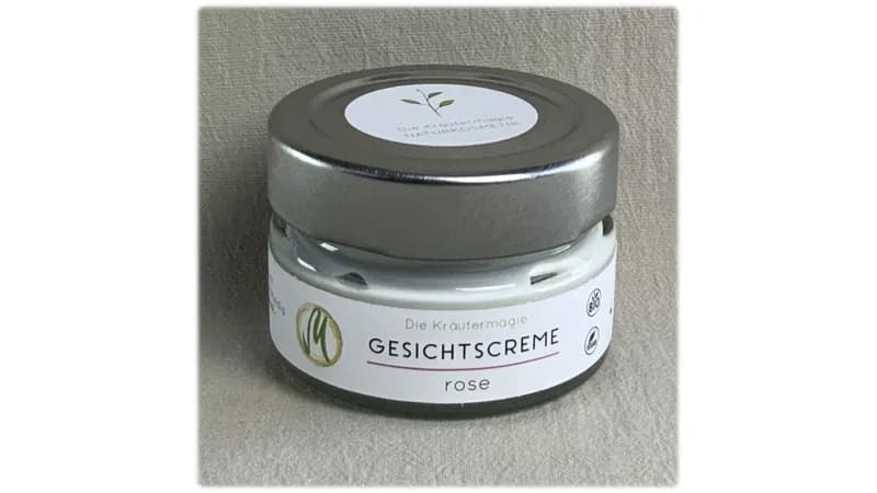 Gesichtscreme Rose von dieKräutermagie.de