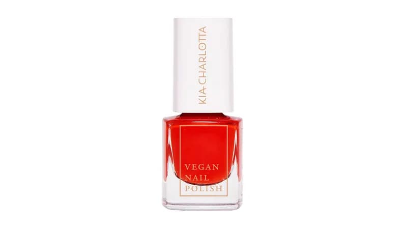 Kia-Charlotta I VEGANER Nagellack, I Can (Klassisches Rot), Bis zu 87% natürlich, 100% pflanzliche Lösungsmittel, Zertifiziert Vegan, Made in Germany, Premium Qualität, 5ml von tvey GmbH Gallerie Bild 1